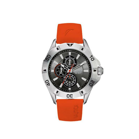 Imagen de Nautica NAD01401G reloj red Silicone Strap Watch For Men