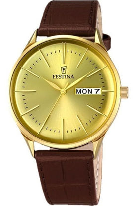 Imagen de Reloj Festina F6838/1 Hombre Cuero Clasico Calendario