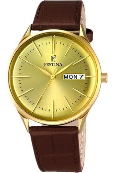 Imagen de Reloj Festina F6838/1 Hombre Cuero Clasico Calendario