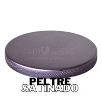 Imagen de TAPA LISA 8,7CM - PELTRE SATINADO