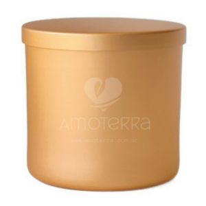 Imagen de TACHO CHICO CON TAPA LISA COBRE SATINADO
