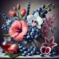 Imagen de HIBISCUS, ORQUIDEAS Y ARANDANOS 100gr