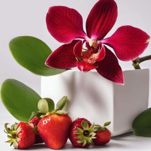 Imagen de ORQUIDEAS ROJAS Y FRUTILLA 250 GRS
