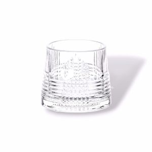 Imagen de VASO WHISKY  GIRATORIO RAYAS