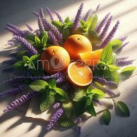 Imagen de NARANJA, LAVANDA Y MENTA 100 GRS